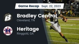 Recap: Bradley Central  vs. Heritage  2023