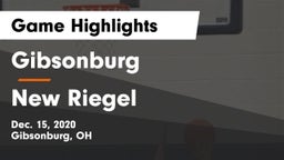 Gibsonburg  vs New Riegel  Game Highlights - Dec. 15, 2020