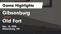 Gibsonburg  vs Old Fort  Game Highlights - Dec. 18, 2020