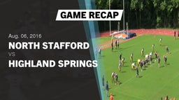 Recap: North Stafford   vs. Highland Springs  2016