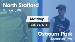 Matchup: North Stafford High  vs. Osbourn Park  2016