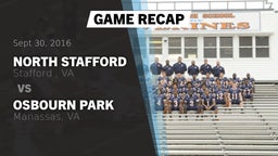 Recap: North Stafford   vs. Osbourn Park  2016