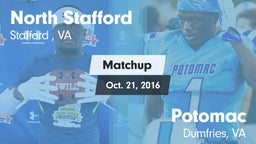 Matchup: North Stafford High  vs. Potomac  2016