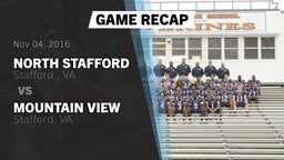 Recap: North Stafford   vs. Mountain View  2016