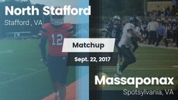 Matchup: North Stafford High  vs. Massaponax  2017