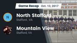 Recap: North Stafford   vs. Mountain View  2017