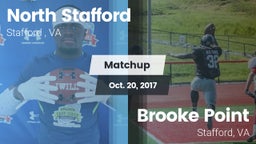 Matchup: North Stafford High  vs. Brooke Point  2017