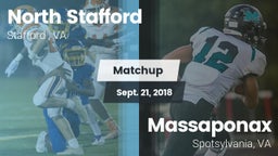 Matchup: North Stafford High  vs. Massaponax  2018