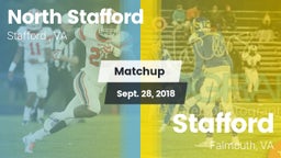 Matchup: North Stafford High  vs. Stafford  2018