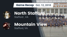 Recap: North Stafford   vs. Mountain View  2018