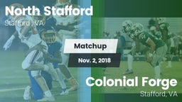 Matchup: North Stafford High  vs. Colonial Forge  2018