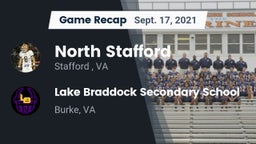 Recap: North Stafford   vs. Lake Braddock Secondary School 2021