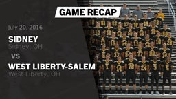 Recap: Sidney  vs. West Liberty-Salem  2016