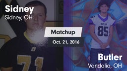 Matchup: Sidney  vs. Butler  2016