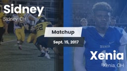 Matchup: Sidney  vs. Xenia  2017
