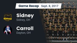 Recap: Sidney  vs. Carroll  2017