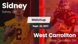 Matchup: Sidney  vs. West Carrollton  2017