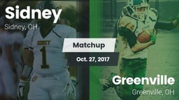 Matchup: Sidney  vs. Greenville  2017