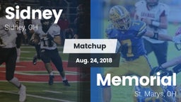 Matchup: Sidney  vs. Memorial  2018