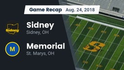 Recap: Sidney  vs. Memorial  2018