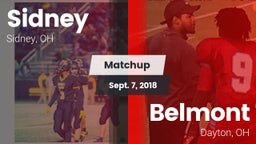 Matchup: Sidney  vs. Belmont  2018