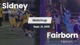 Matchup: Sidney  vs. Fairborn 2018