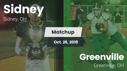 Matchup: Sidney  vs. Greenville  2018