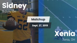 Matchup: Sidney  vs. Xenia  2019