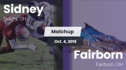 Matchup: Sidney  vs. Fairborn 2019