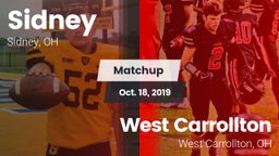 Matchup: Sidney  vs. West Carrollton  2019