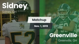 Matchup: Sidney  vs. Greenville  2019