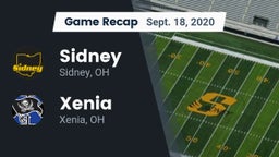 Recap: Sidney  vs. Xenia  2020