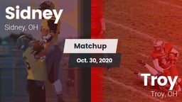 Matchup: Sidney  vs. Troy  2020