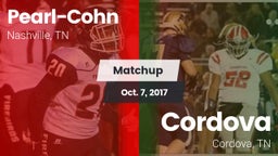 Matchup: Pearl-Cohn High vs. Cordova  2017
