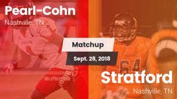 Matchup: Pearl-Cohn High vs. Stratford  2018