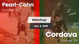 Matchup: Pearl-Cohn High vs. Cordova  2018