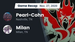 Recap: Pearl-Cohn  vs. Milan  2020