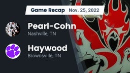Recap: Pearl-Cohn  vs. Haywood  2022