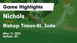 Nichols  vs Bishop Timon-St. Jude Game Highlights - May 17, 2022