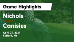 Nichols  vs Canisius  Game Highlights - April 23, 2024