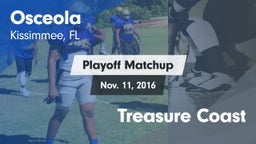 Matchup: Osceola HS vs. Treasure Coast 2016