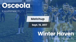 Matchup: Osceola HS vs. Winter Haven  2017