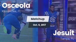 Matchup: Osceola HS vs. Jesuit  2017