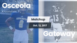 Matchup: Osceola HS vs. Gateway  2017