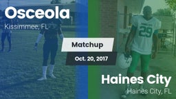 Matchup: Osceola HS vs. Haines City  2017