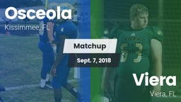 Matchup: Osceola HS vs. Viera  2018