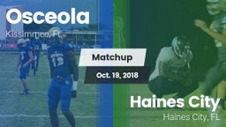 Matchup: Osceola HS vs. Haines City  2018