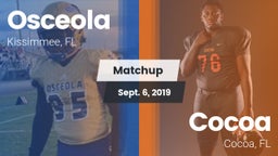 Matchup: Osceola HS vs. Cocoa  2019