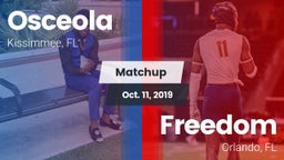 Matchup: Osceola HS vs. Freedom  2019
