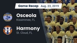 Recap: Osceola  vs. Harmony  2019